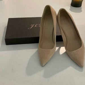 J. crew suede heels